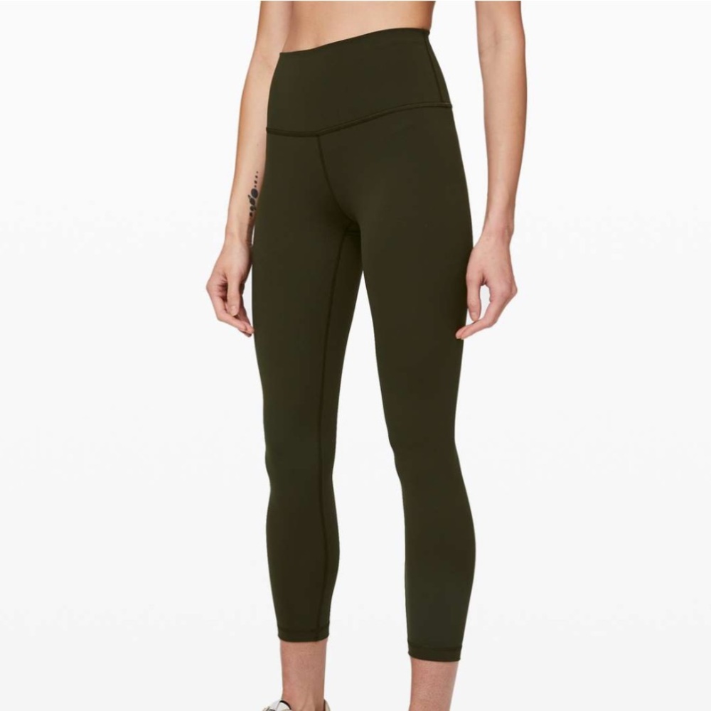 lululemon athletica Wunder Under Luxtreme in Dark Olive Green